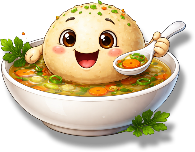 Rabatzli – der kleine Suppenknödel in der Suppenschüssel